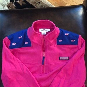 Vineyard Vines, Shep Shirt, Pink/Navy with wales